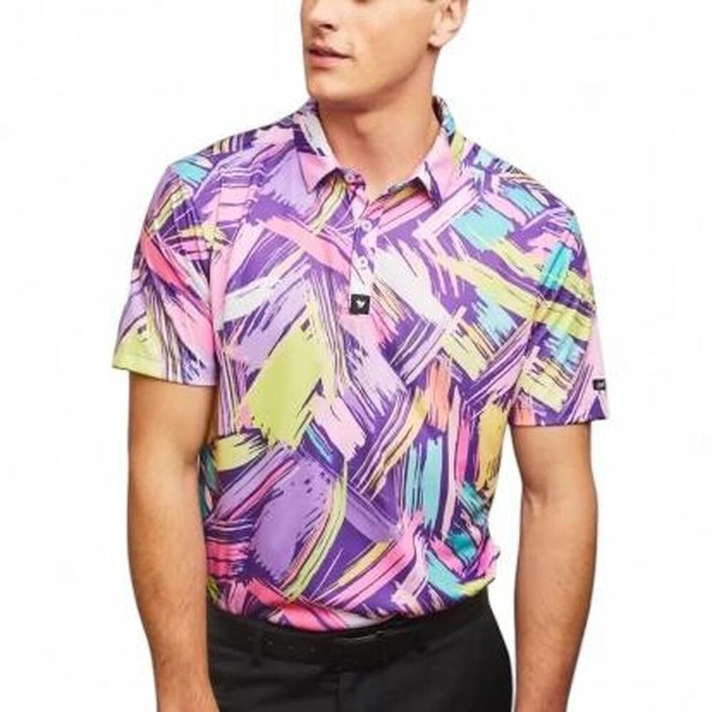 Bad Birdie Vice Golf Polo Men’s Size S Performance Polo Shirt